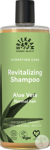 Urtekram Aloe Vera Shampoing Revitalisant À L'Aloe Vera Cheveux Normaux Flacon 500ml