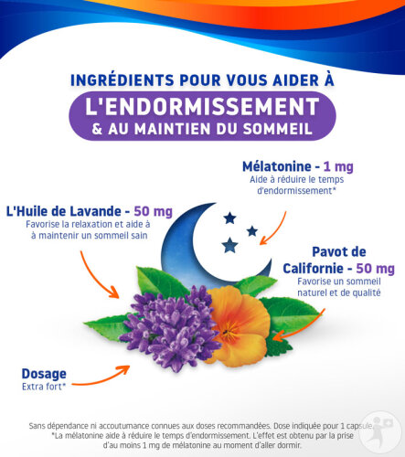 Valdispert Endormissement Sommeil 4 Actions 1mg Complément Alimentaire 30 Capsules-3