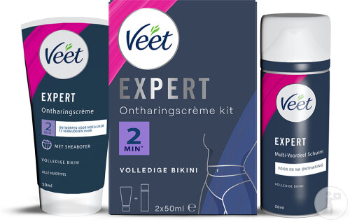 Veet Expert Kit Crème Dépilatoire Bikini 2x50ml