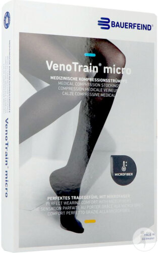 VenoTrain Micro Adultes C1 Orthopédique Soutien Ferme Normal Short Caramel S 1 Paire