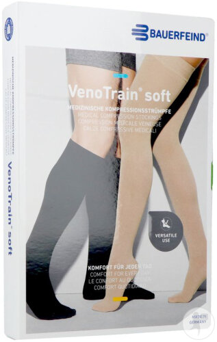 VenoTrain Soft Ag C1 Orteil Ouvert Plus Long Caramel S 1 Pièce