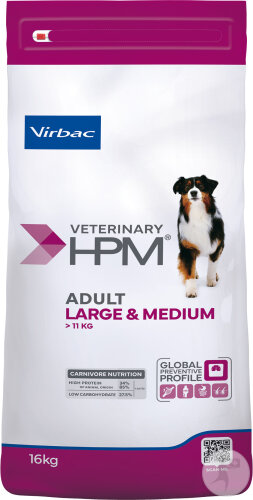 Virbac Veterinary HPM Adult Large & Medium Dog 16kg