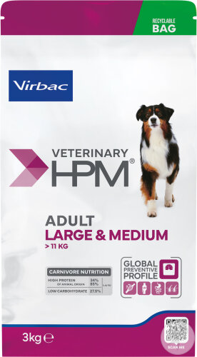 Virbac Veterinary HPM Adult Large & Medium Dog 3kg