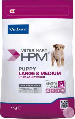 Virbac Veterinary HPM Puppy Large & Medium Dog 7kg
