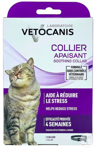 Vetocanis Collier Apaisant Pour Chat 4 Semaines 1 Pièce