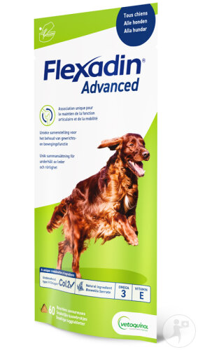 Vétoquinol Flexadin Advanced Aliment Complémentaire Pour Chiens Boswellia Serrata 60 Bouchées-2
