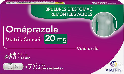 Viatris Oméprazole 20mg Gélules Gastro-Résistantes 7