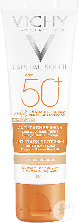 Vichy Capital Soleil Soin Anti-Taches 3-En-1 IP50 Tube 50ml