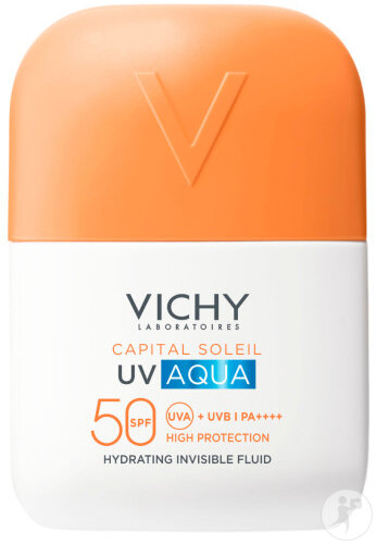 Vichy Capital Soleil UV-Aqua Fluide Solaire Invisible IP50 Non-Teinté 50ml