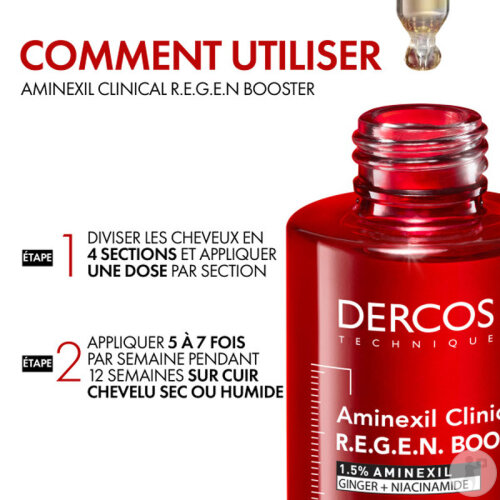 Vichy Dercos Sérum R.E.G.E.N Booster Régénératif Capillaire Flacon 90ml-2