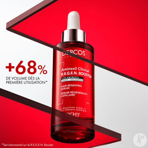 Vichy Dercos Sérum R.E.G.E.N Booster Régénératif Capillaire Flacon 90ml-5