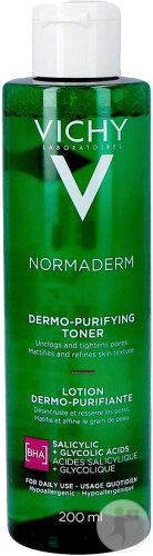 Vichy Normaderm Lotion Assainissante Astringente Peau Sensible Flacon 200ml