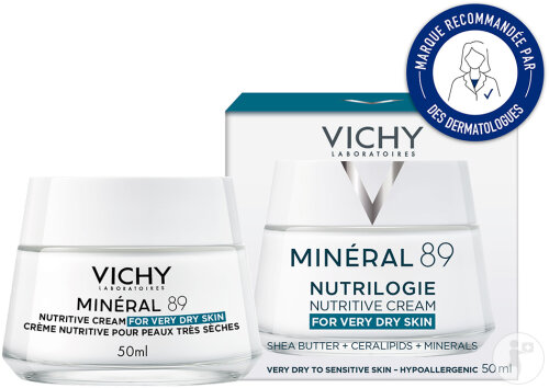 Vichy Nutrilogie 2 Soin Profond Peau Très Sèche Pot 50ml