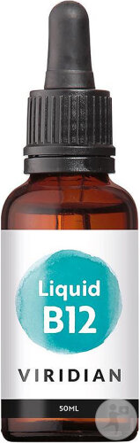 Viridian Liquid B12 Complément Alimentaire 50ml