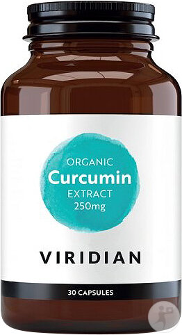 Viridian Organic Curcumin Extract 250mg 30 Capsules