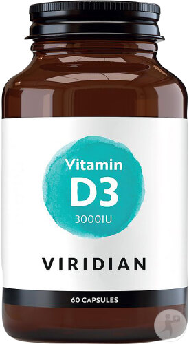 Viridian Vitamin D3 3000UI 60 Gélules