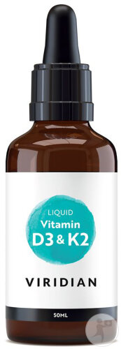 Viridian Vitamin D3 & K2 Liquide Flacon Compte-Gouttes 90ml