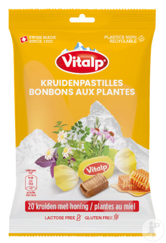 Vitalp Bonbons Sucre Et Miel Original 75g