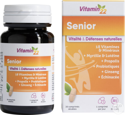 Vitamin'22 Senior 30 Gélules