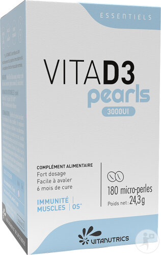 Vitanutrics Vitad3 Pearls 180 Capsules