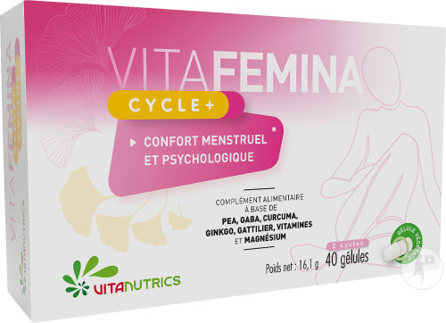 Vitanutrics Vitafemina Cycle+ 40 Gélules