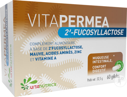 Vitanutrics Vitapermea 2'-Fucosyllactose 60 Capsules