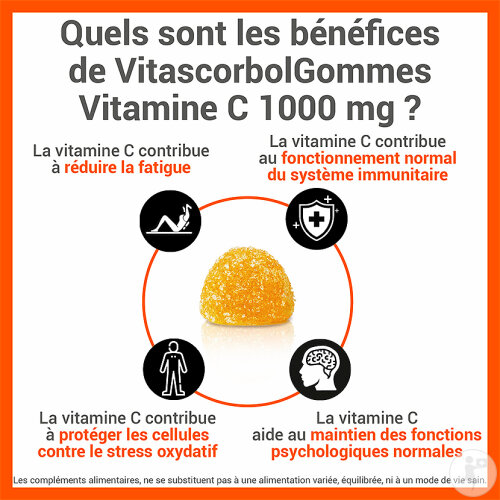 Vitamine C Pure 1000mg - 600 Gélules PARAGLYC Complément Alimentaire Immunité