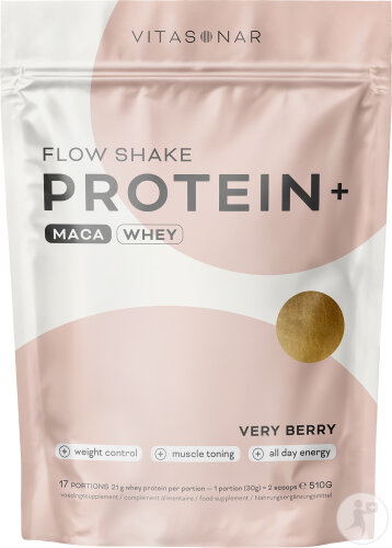 Vitasonar Protein+ Shake Whey Very Berry 510g