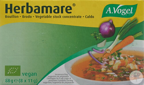 A.Vogel Herbamare Bouillon Cubes Bio Pièces 8x11g