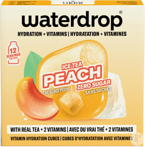 Waterdrop Microdrink Cubes D’Hydratation Avec Du Thé Glacé Pêche 12 Portions