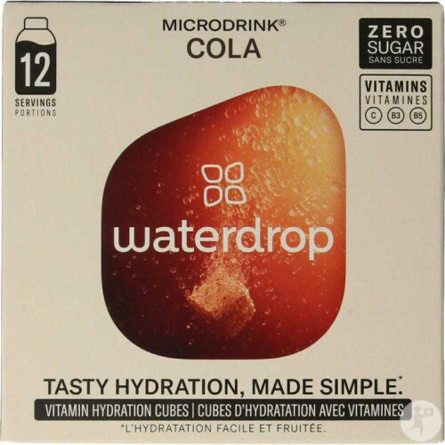 Waterdrop Microdrink Cubes D’Hydratation Avec Vitamines Cola 12 Portions