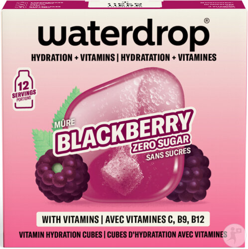 Waterdrop Microdrink Snow Cubes D’Hydratation Avec Vitamines Mûre 12 Portions