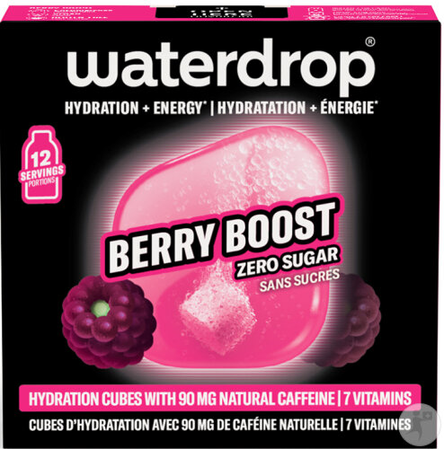 Waterdrop Microenergy Hydratation Et Énergie Berry Boost 12 Cubes