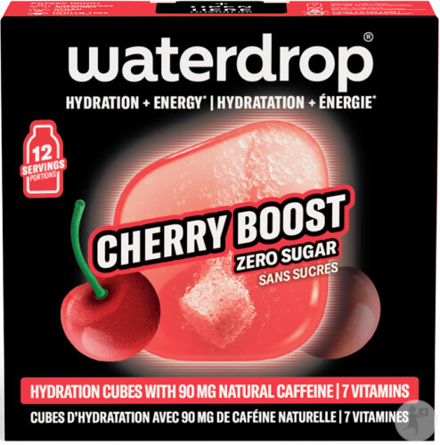 Waterdrop Microenergy Hydratation Et Énergie Cherry Boost 12 Cubes