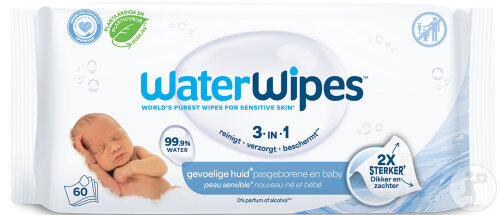 WaterWipes Lingettes Pour Bébés 60 Pièces