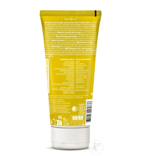 Weleda Aroma Shower Energy Gel Douche Dynamisant Tube 200ml-2