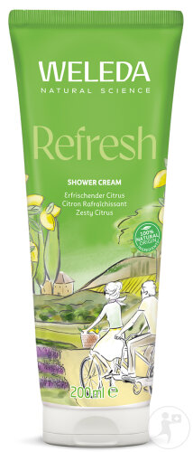 Weleda Citrus Crème de Douche Vivifiante Tube 200ml