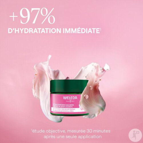 Weleda Crème De Jour Lissante Rose Musquée Et Thé Blanc 40ml-3