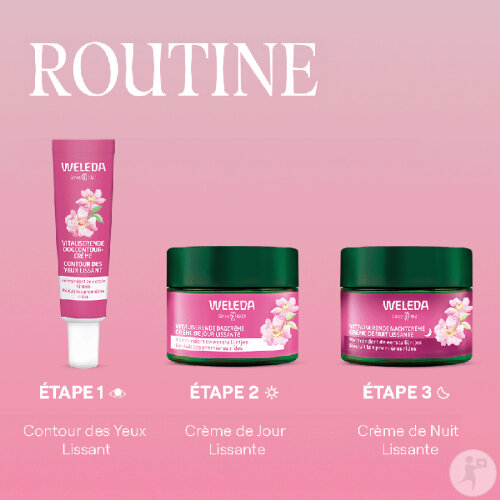 Weleda Crème De Jour Lissante Rose Musquée Et Thé Blanc 40ml-5