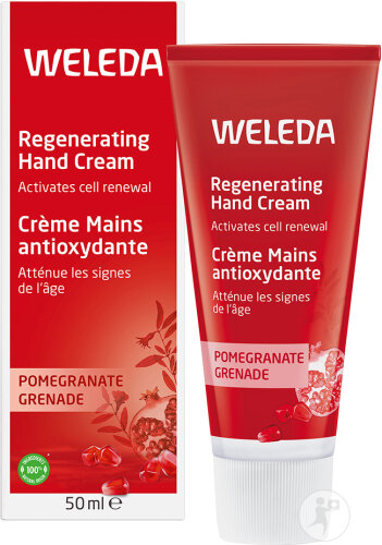 Weleda Crème Mains Régénératrice À La Grenade Tube 50ml Nouvelle Formule