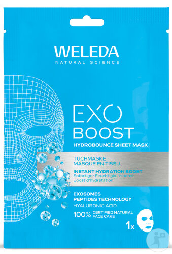 Weleda Exo Boost Hydrobounce Masque Tissu 1 Pièce
