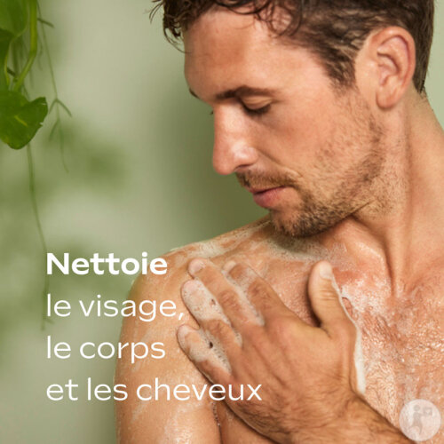 Weleda Men Energy Fresh 3en1 Gel Douche Visage Corps Et Cheveux Bio 200ml-4