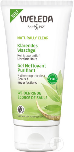 Weleda Naturally Clear Gel Nettoyant Purifiant Peau À Imperfections Tube 100 ml