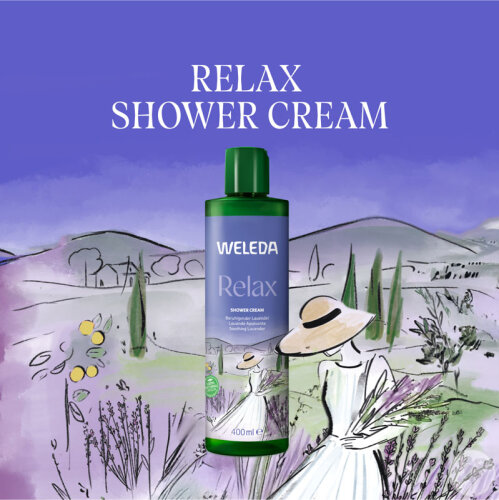 Weleda Relax Crème De Douche À La Lavande 400ml-3