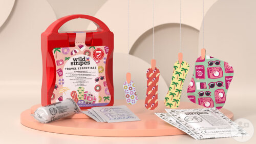 Wild Stripes First Aid Kit Travel 1 Set-2