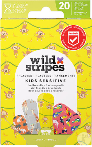 Wild Stripes Kids Sensitive Jungle Vibe 20 Pièces
