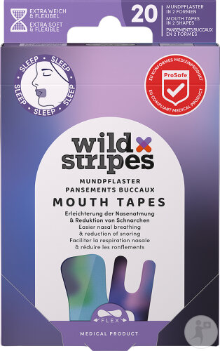 Wild Stripes Mouth Patches Sunset 20 Pièces