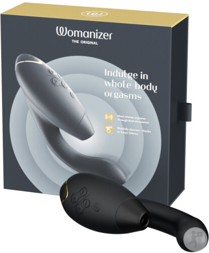 Womanizer Duo Vibrateur Noir 1 Pièce