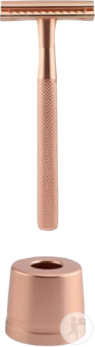  Wondr Rasoir De Sécurité + Étui + 10 Lames Rose Gold