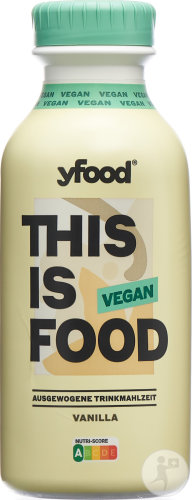 Yfood Repas À Boire Végétalien Vanilla Flacon 500ml
